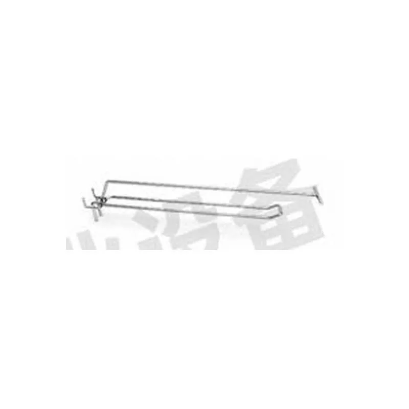 H-19 Cheap Price Metal Single Slatwall Chrome Hanging Display Stands Shelf Hook