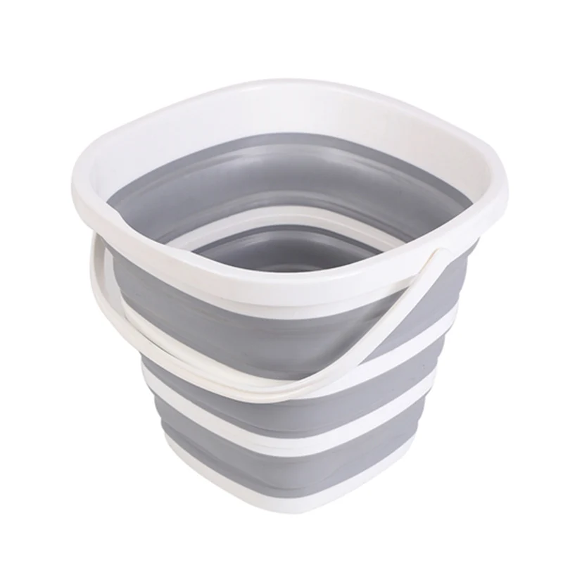 Hot Sell Folding Plastic Water Storage Box Household Silicone Foldable Water Buckets