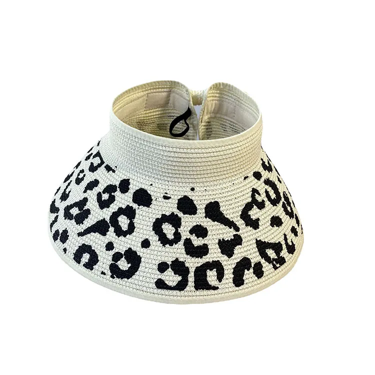 New Summer UV Protection Visors Foldable Sun Wide Large Brim Beach Straw Beach Hat