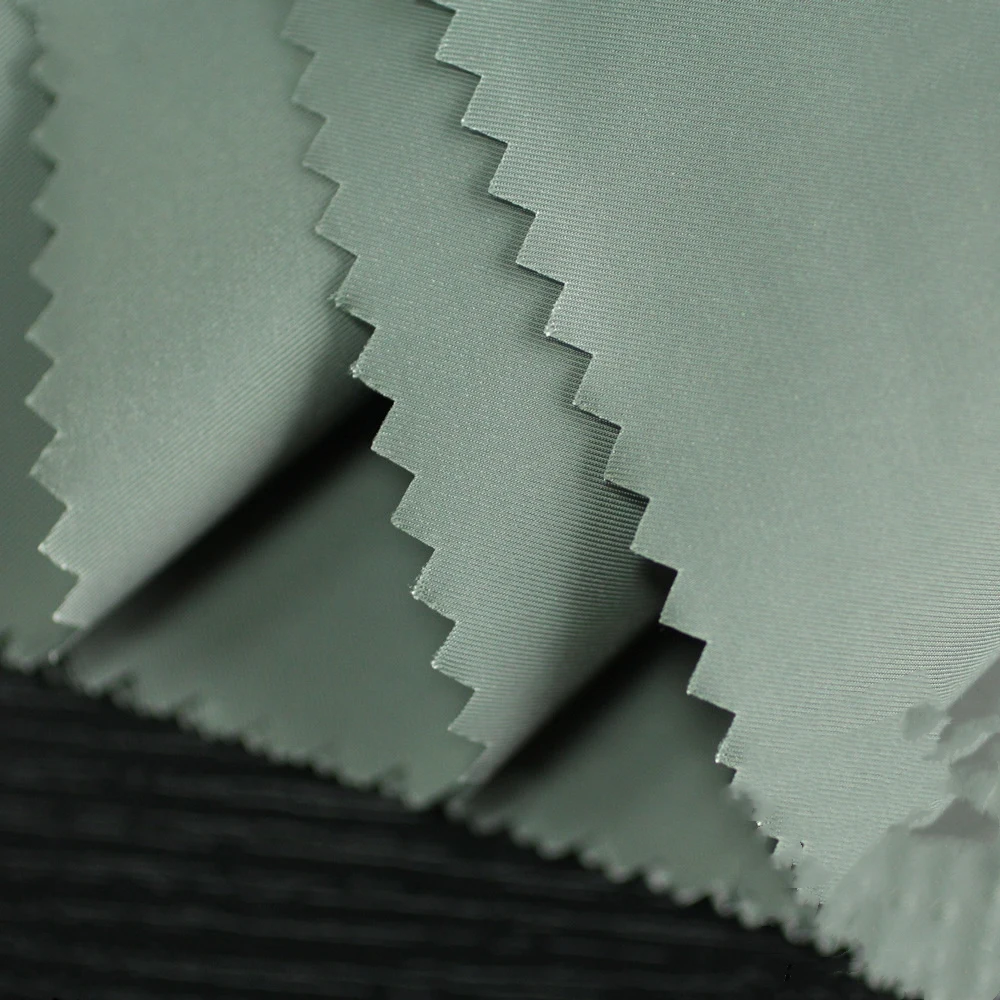 Factory Hot Sale High Quality T400 fiber Soft Shell 100% Polyester Spun Memory Fabric For Garment