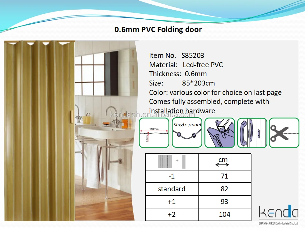 PVC folding door ,plastic accordion door ,sliding door