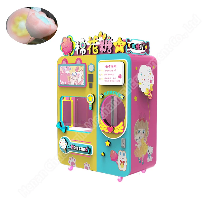 Whole-sale Price New Sale Cotton Candy Vending Machine 6 Boxes