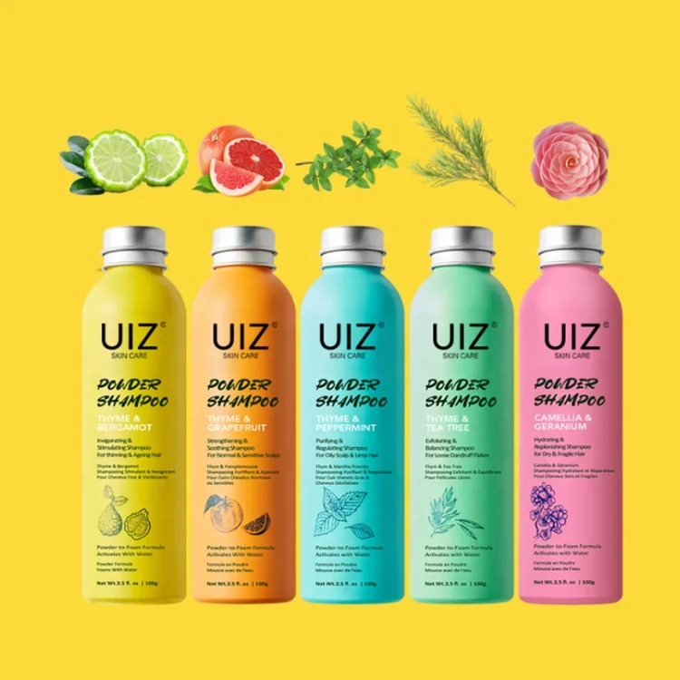 Luxury Purifying Shampoo Hair Care Organic Soft Hair Powder Shampoo Private Label Wholesale