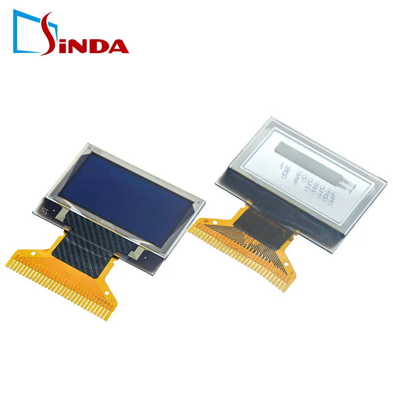 0.96 oled white 12864 p0.5 0.5mm FPC micro oled display