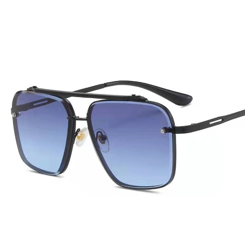 Sunglass Man Cool New Trendy Classical Luxury High Quality steampunk designer shades Squareens shades  sun glass