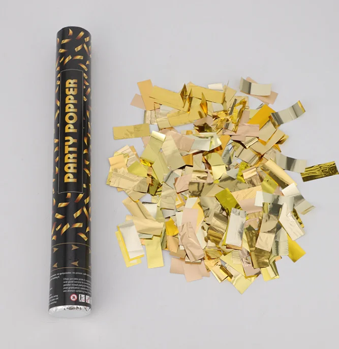 Hot Sale Festival Celebration Party Cannon Hand Twist Confetti Poppers Fireworks Birthday Wedding Wholesale