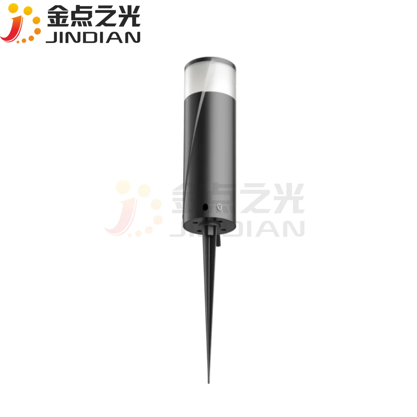 White and Color Ambiance Outdoor LED Calla Black Landscape Smart Landscape Path Bollard Light Base Kit