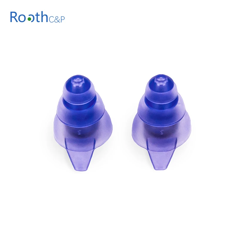 Aluminum Tube for Earplug high fidelity earplugs And Comfortable Custom Noise reduction ear plugs Reusable Silicone Earplugs