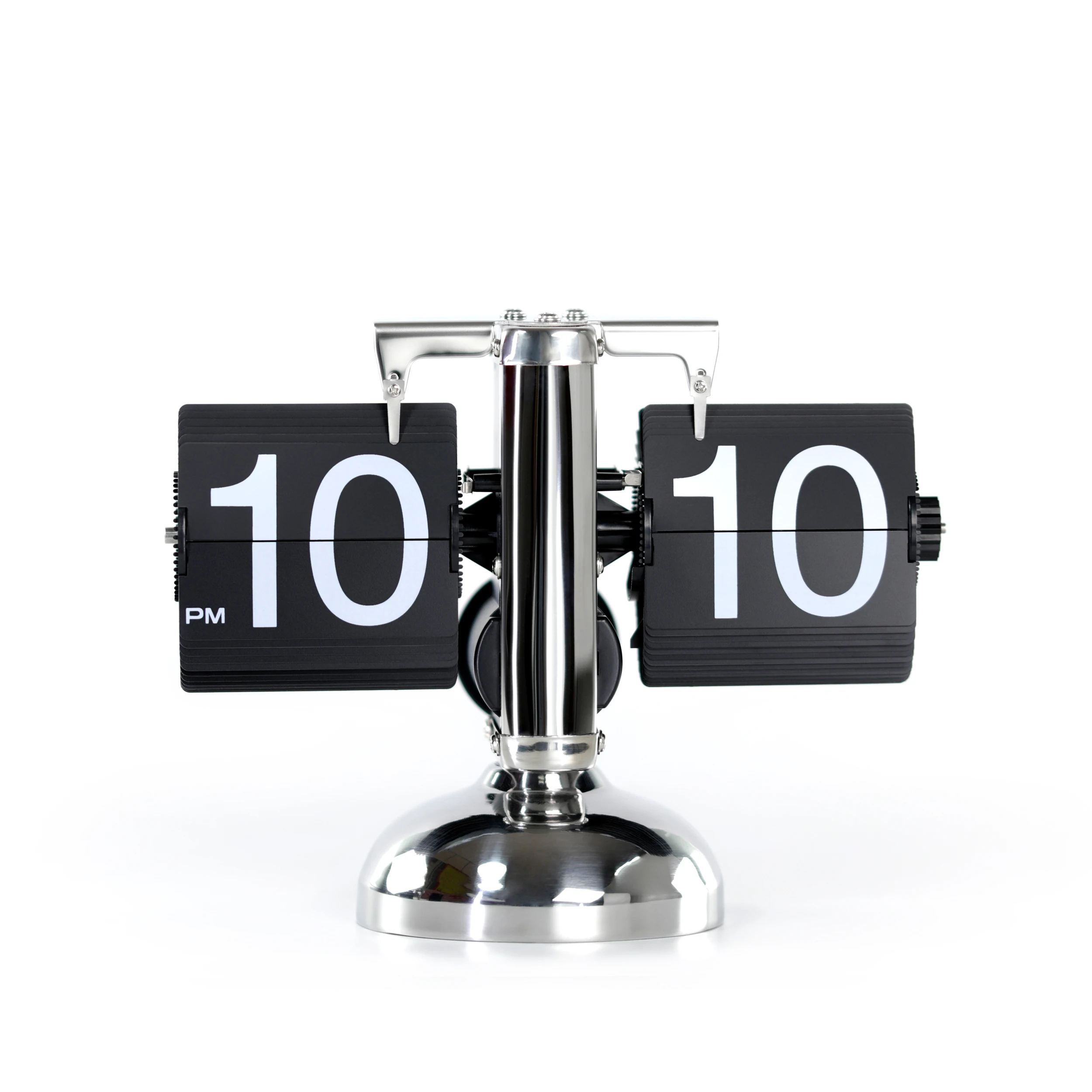 2024 Retro Flip Clock AM/PM Display Modern Scale Design Auto F001 Tabletop Desk Clock For Office School Home Living Home Kitchen