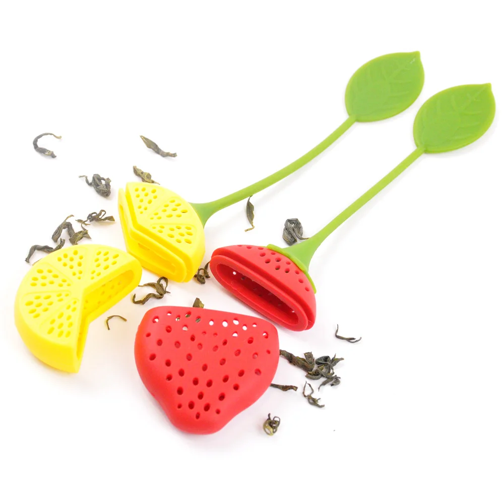Loose Leaf Tea Strainer Cup Leaf Tea Infuser, Silicone Tea Strainer  Custom Logo