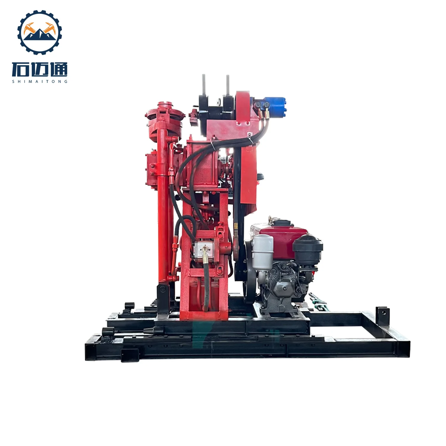 Rotary Drilling Rig JM50 for Soil Testing  hydraulic rotator core drilling rig
