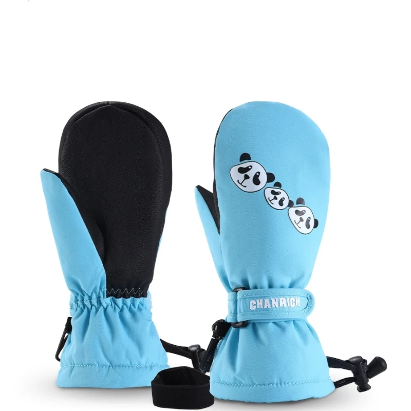 Wholesale Custom Children Popular Waterproof Outdoor Warm Sport Touchscreen Winter Boy Girl Ski Gloves Kids Mittens