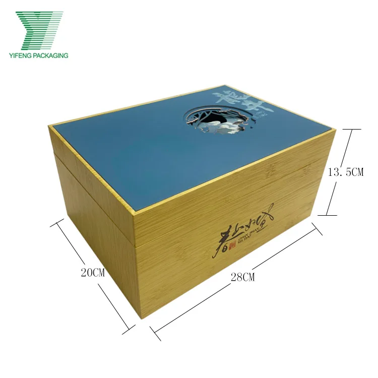 Custom packing wooden bamboo box Cardboard Tea Samplers Assorted Variety CMYK Color Custom Logo Paper Packaging Tea Boxes