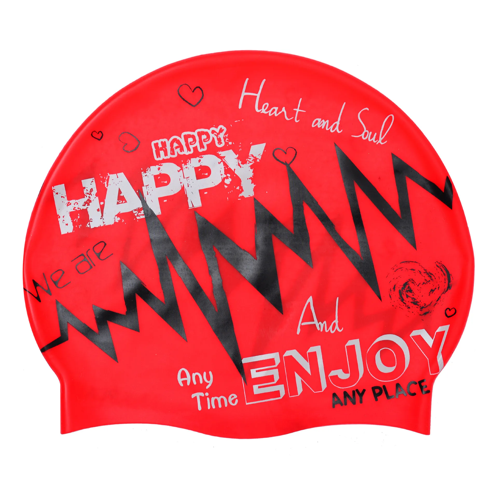 High Quality Wholesale Adult Swimming Caps Silicon Swim Caps Printing