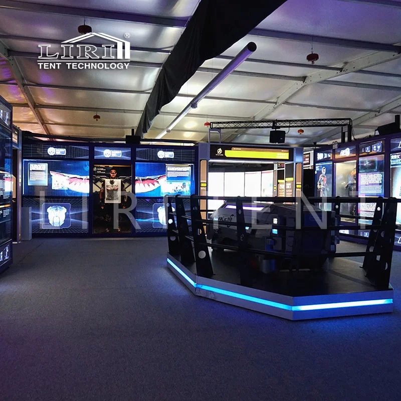 500sqm Thermo Roof Cube Structure Film Marquee Tent for the Exhibition Hall