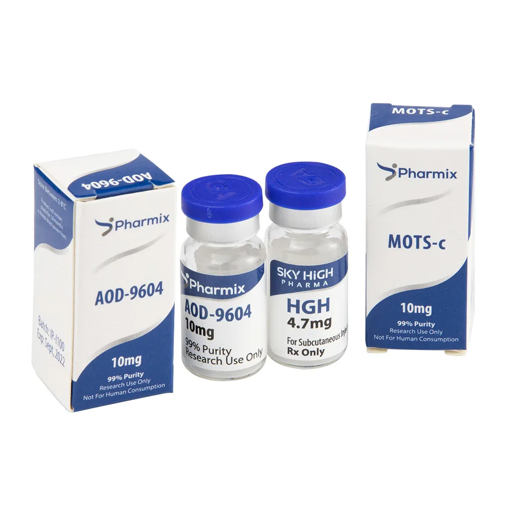 Custom Medicine Package Set 10ml Vials Labels and Boxes