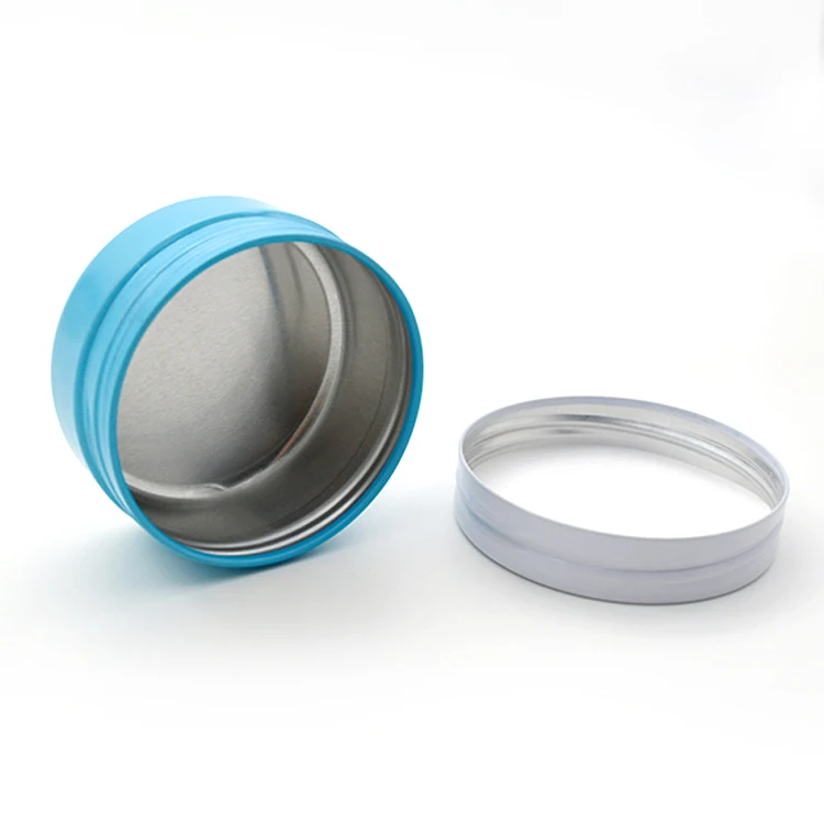 50ml Aluminum Jar Metal Candle Container 1.67OZ Round Empty Candle Jars