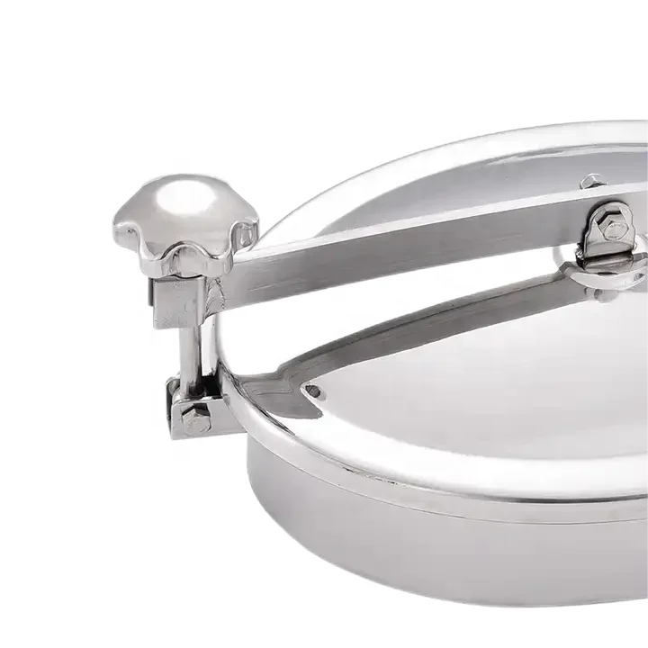 WZ Stainless Steel 304 316 316L without pressure tanks mini type manhole oval cover