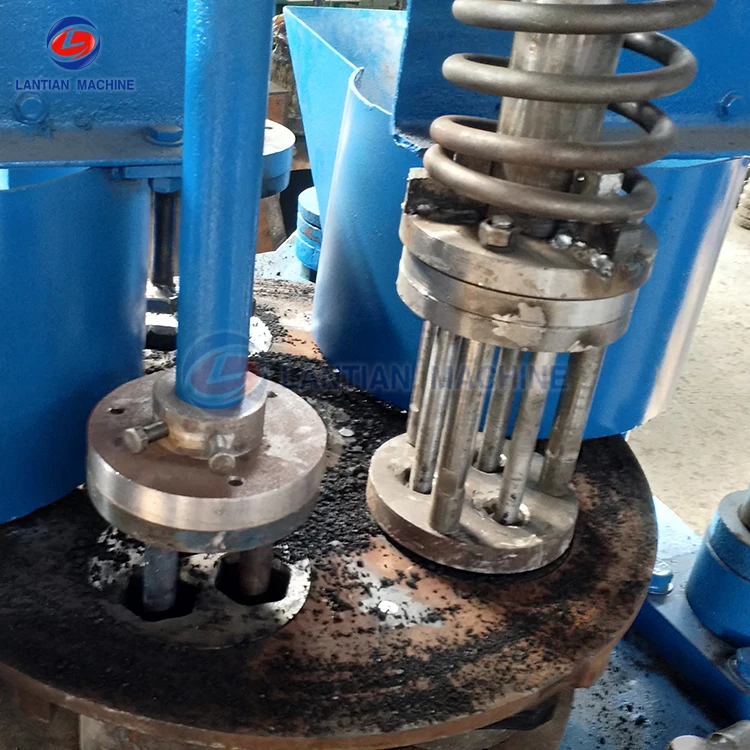 Straw sawdust mixed coal briquettes making machine cow dung briquette machine