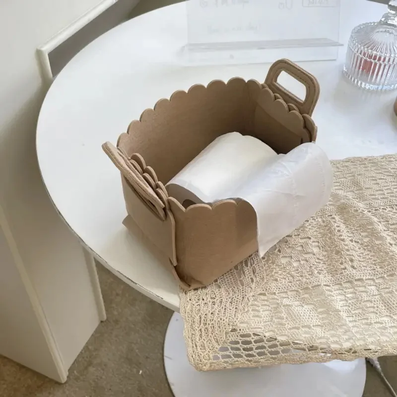 Eco-friendly foldable felt laundry basket felt toy storage baskets storage boxes & bin storage box