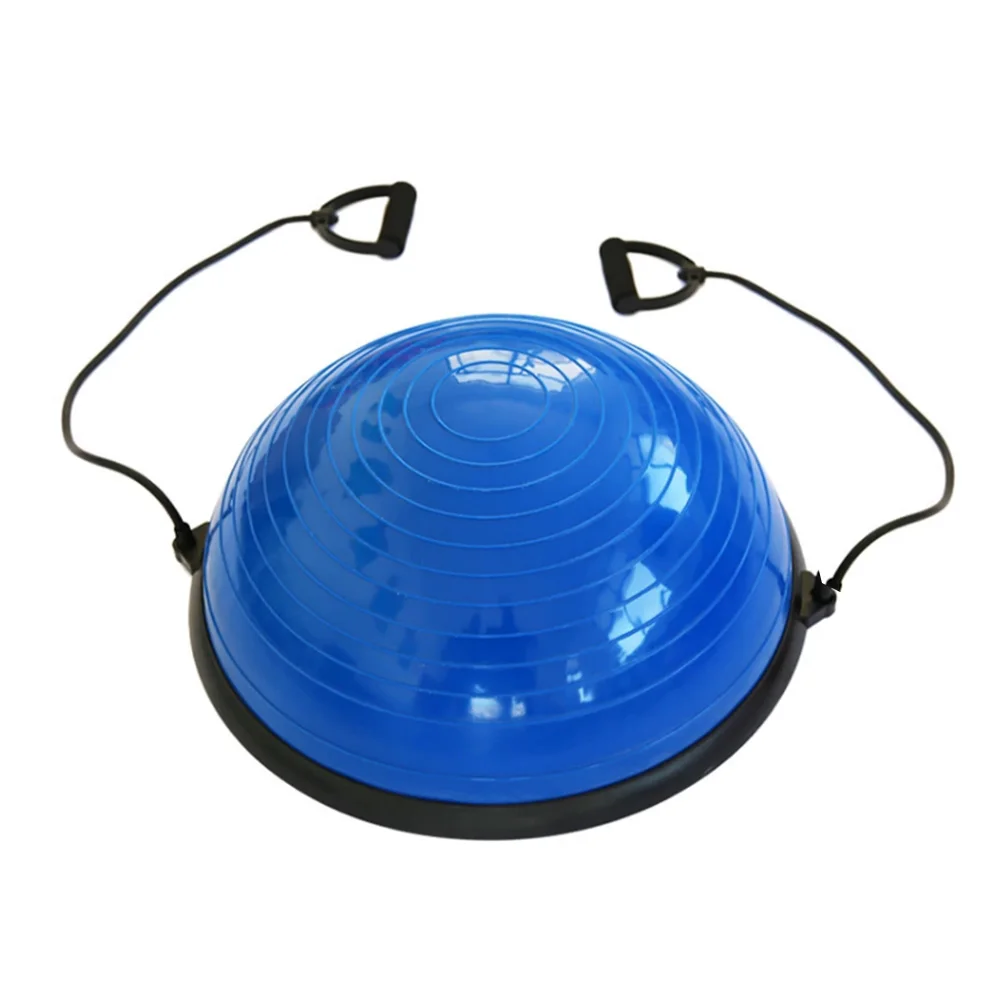 58 Cm PVC New Design Gym Exercise Ball Comfortable Wave Speed Yoga Half Balance Ball