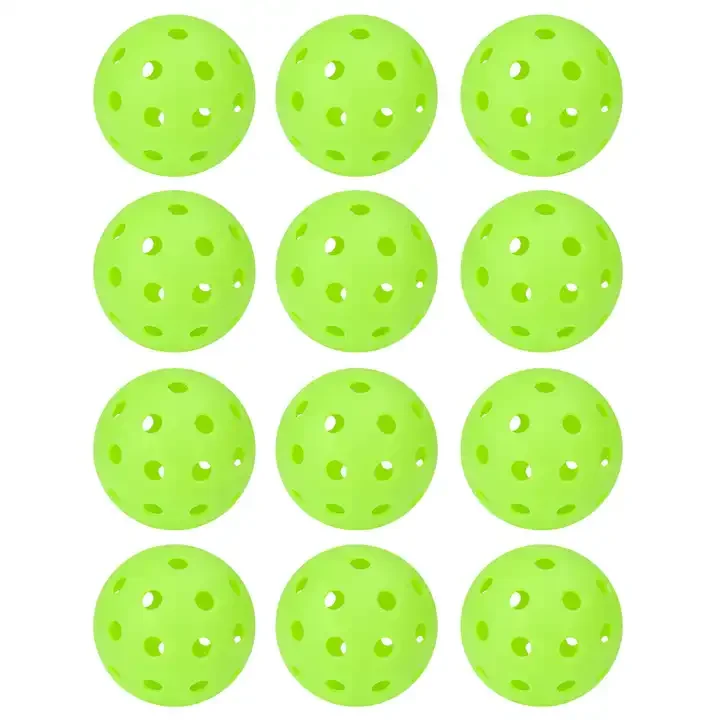 USAPA approved Custom logo Plastic-PE 74MM 40 Holes Pickleball Outdoor Sport