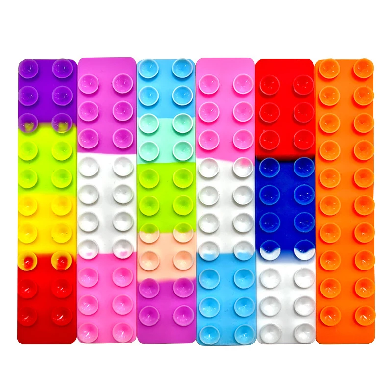 2022 Hot Sale Bracelet Popular Funny Adult Kids Fidget Toy Suction Cup Ring Push Antistress Fidget Pop itting Squidopops Toys