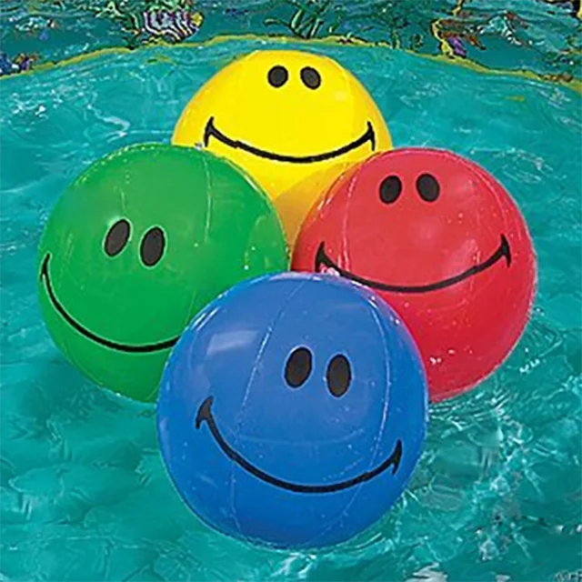 
smiley face beach ball 