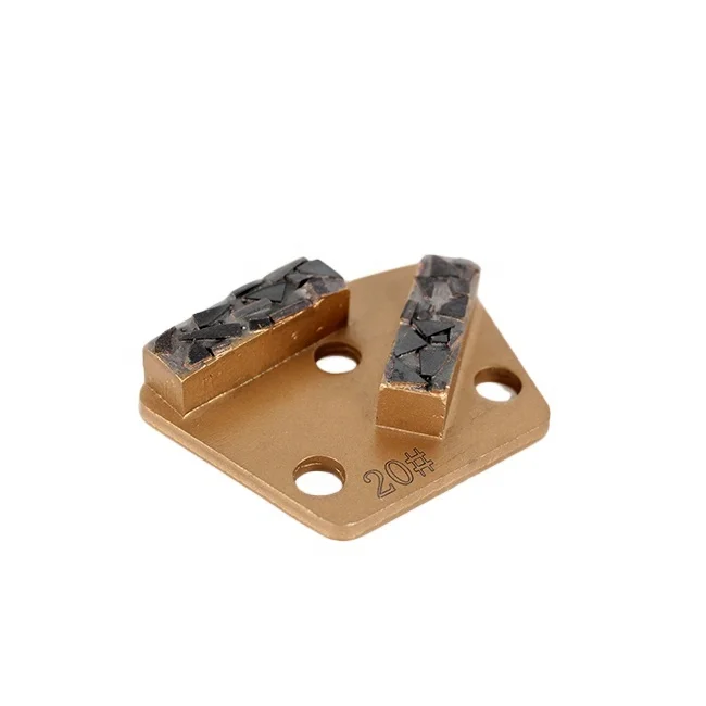 Trapezoid Diamond Grinding PCD Pad for concrete floor,split PCD segment