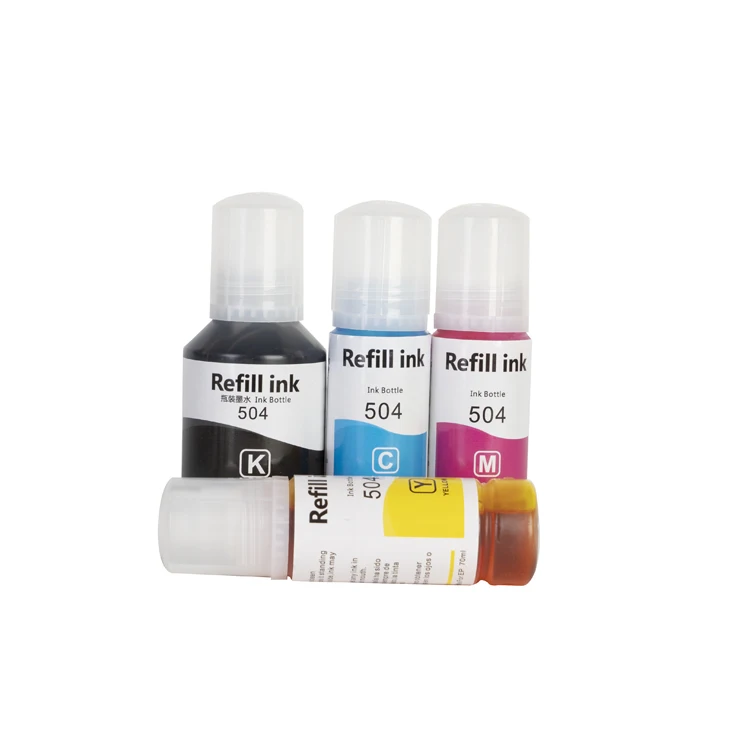 universal ink 504 544 desktop Dye Ink compatible For ET-2760 ET-3710 ET-3760