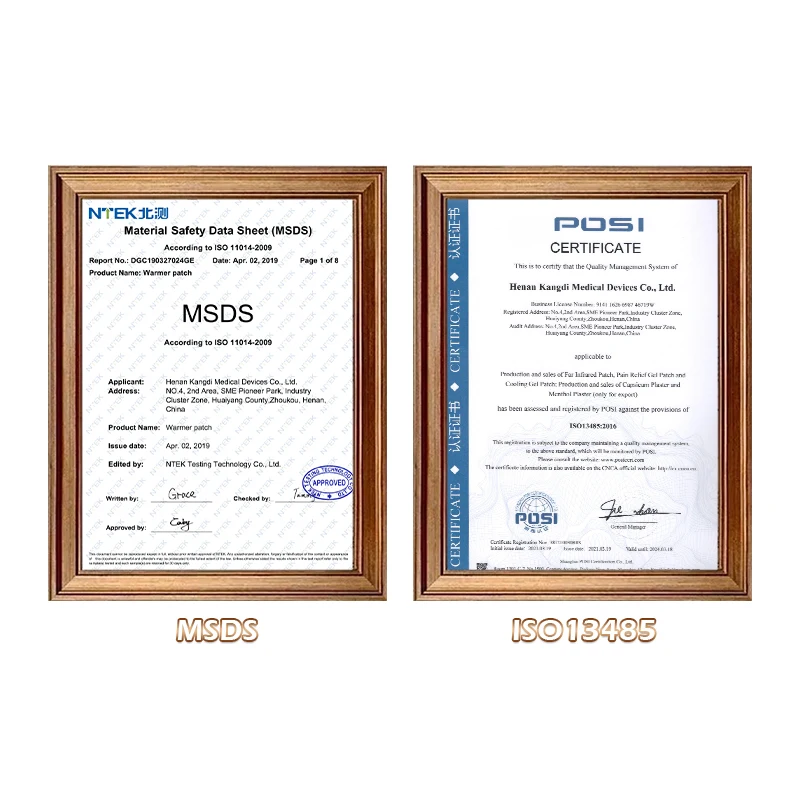 China supply magic heat warmer CE instant hot pad disposable foot warmer patch