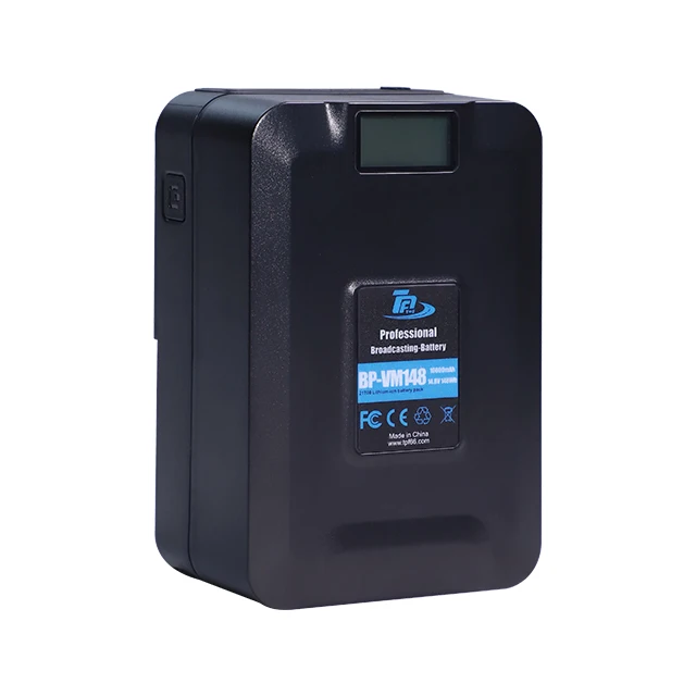 TPF Профессиональный Высокая производительность 10000 мА/ч, 148Wh BP-VM148 V-mount V-Lock для видеокамеры аккумуляторная батарея для зарядки Ноута и сотового телефона Sony видеокамера