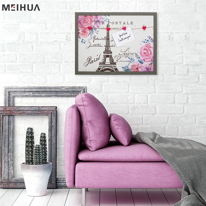 
Chinese paintings wholesale family organiser children memo magnetic notice board painting canvas blank 