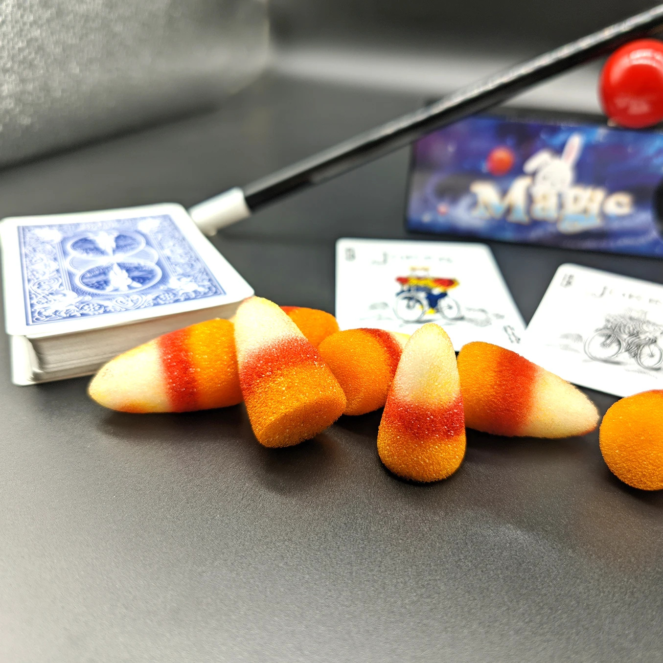 Magic Props Candy Corn Sweet Snack Bullet Very Soft Elasticity Resilience Toy for Christmas Soft Toy Soft Toys Wholesale China