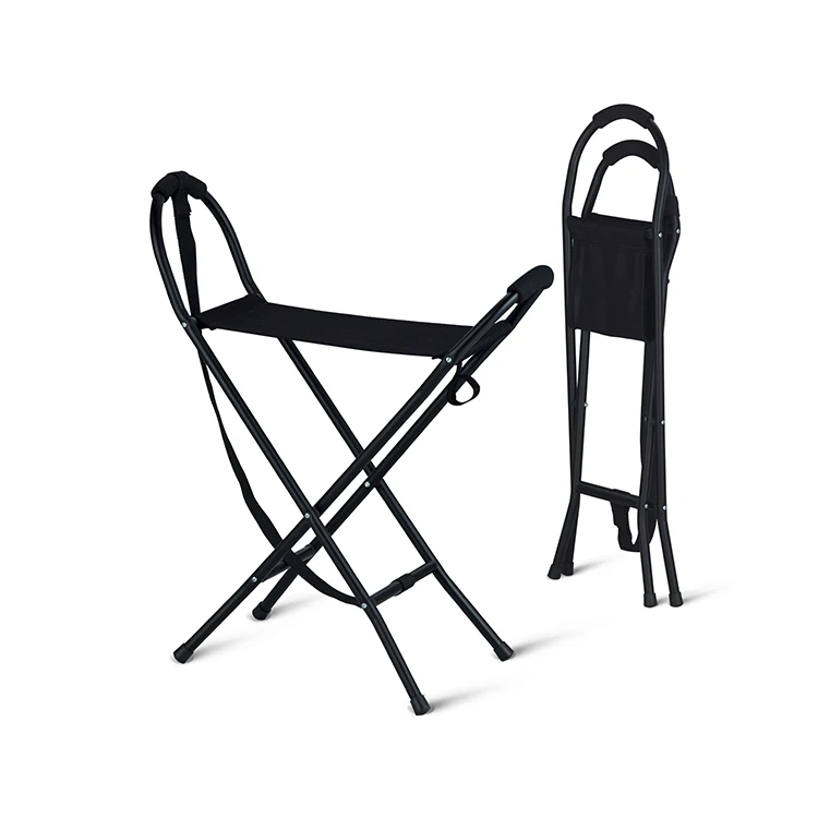 high quality aluminum magic blind cane chair with black or other colors