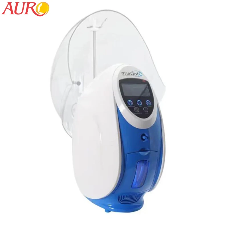 Auro 2024 Hotsale Oxygen Spray Gun O2 Derm Facial Machine O2toderm Facial Moisturized Skin Rejuvenation Oxygen Therapy Mask Dome