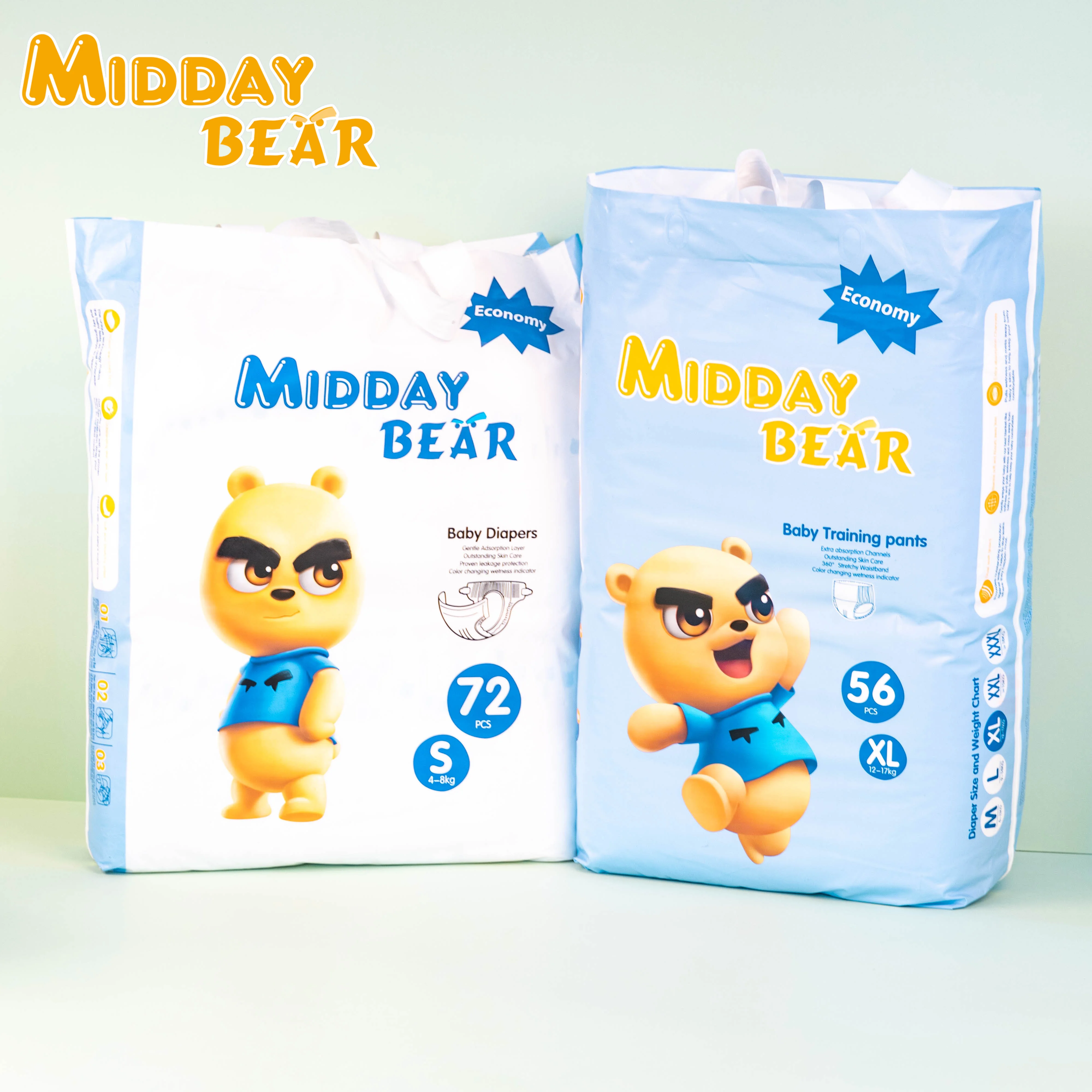 China Factory Care Baby Diapers/nappies Wholesale in Central America and South America Country