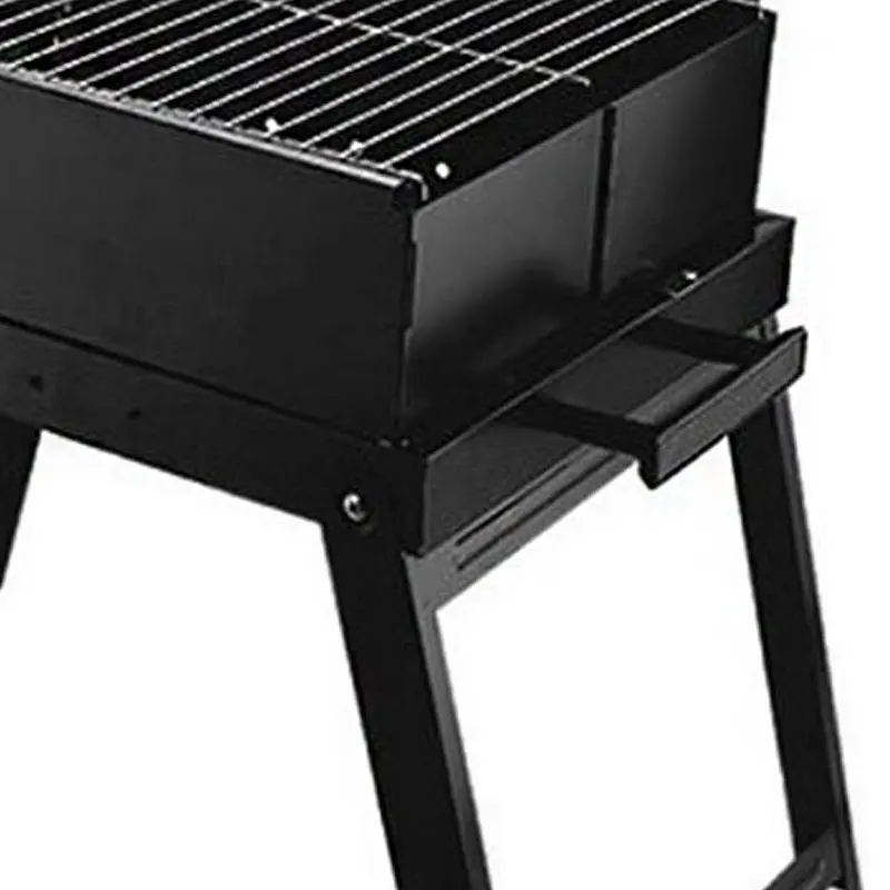 Durable Easy Carry Charcoal Folding Barbecue Grill Portable Bbq Charcoal Grill For Outdoor Picnic