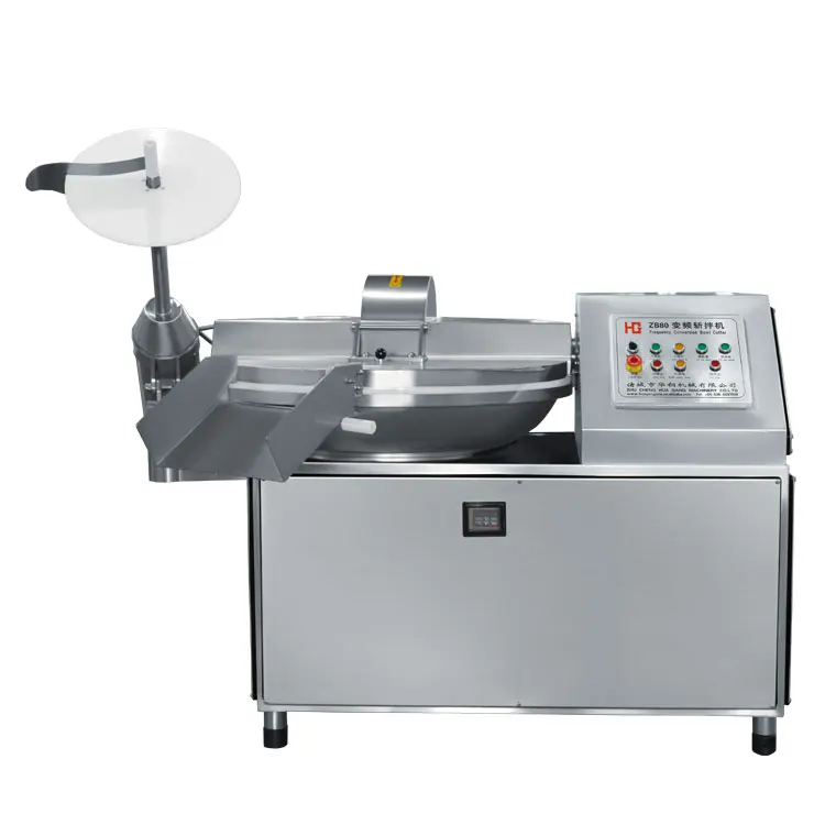 80L Meat bowl cutter mixer and buffalo chopper luncheon emulsifier sausage meat bowl chopped machine sausage making machine