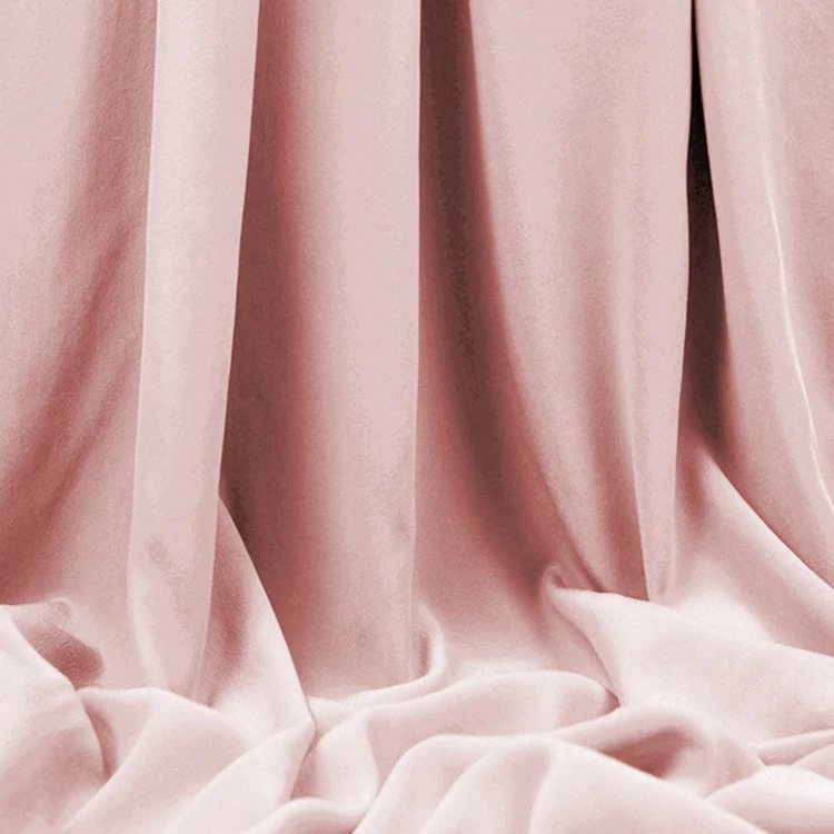 100% silk crepe de chine fabric 16mm silk fabric No.14 baby pink color for dress, shirts, pants sell by the yard
