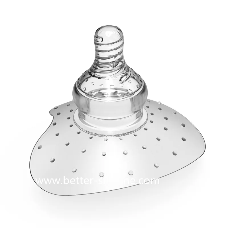 BPA Free Baby Breastfeeding Liquid Silicone Nipple Shield for Mother