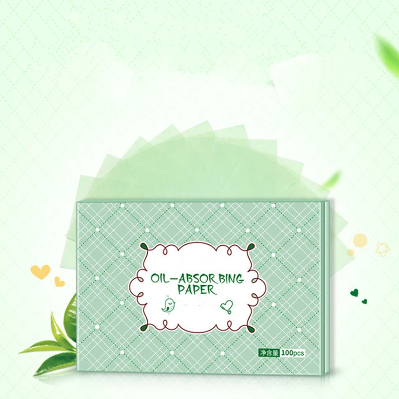 Facial oil blotting paper in pink color paper Oil Absorbent Sheets For Face