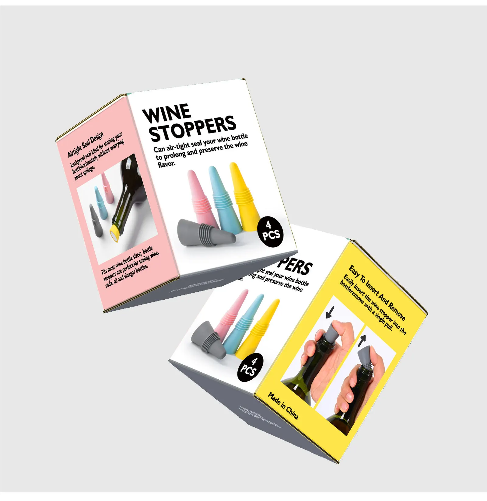 Silicone Wine Bottle Stopper Tapered Dustproof Beer Bottle Sealer Wine Silicone Wine Stopper