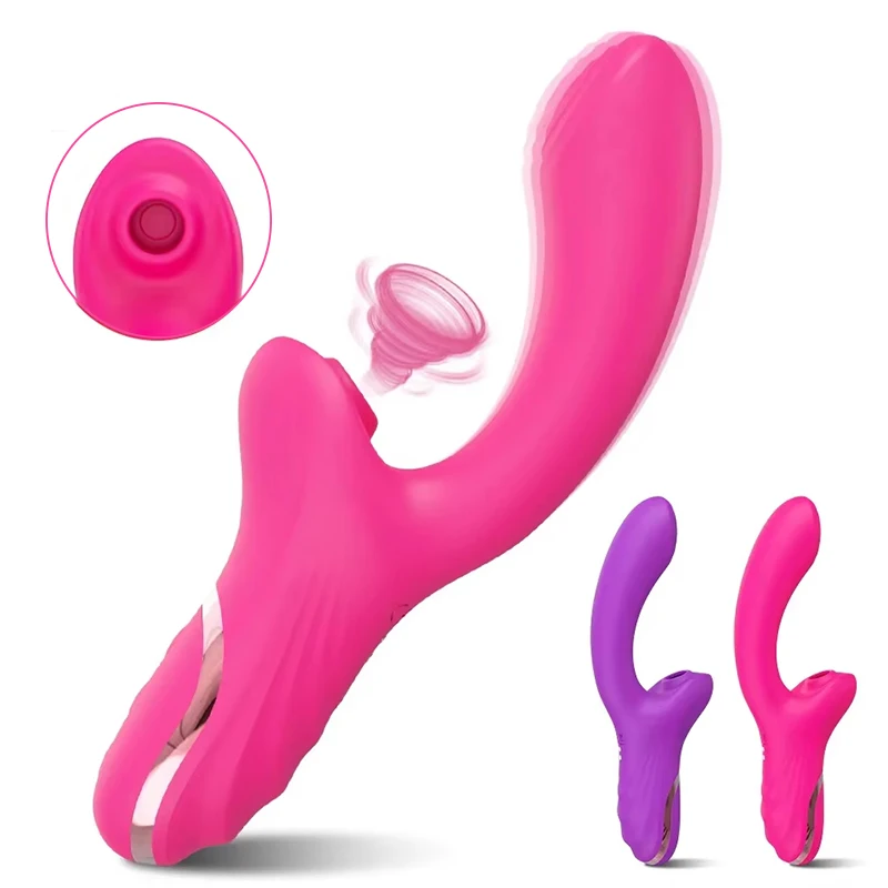 Wholesale Dildo Rabbit Vibrator Sex Toys Adult Sex Products Female Vaginal G Spot Vibrating Clitoris Sucking Vibrator For Woman