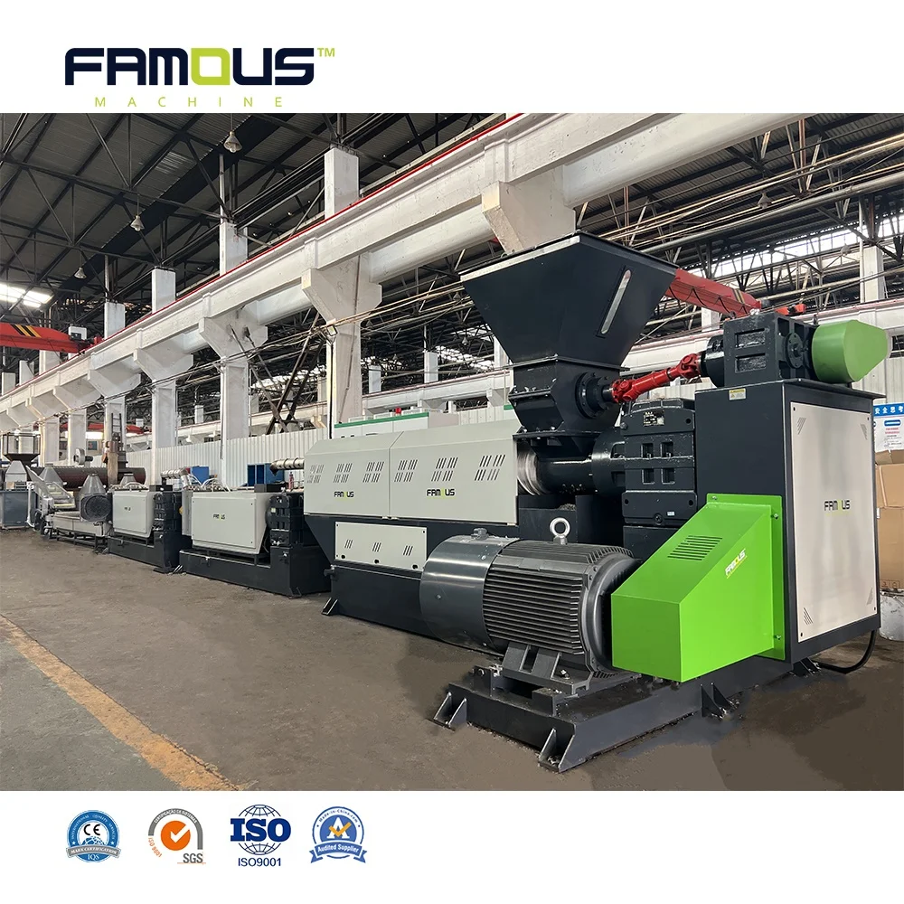 Машина для гранулирования пластиковой переработки PP PE линия влажной пленки/машина пластиковых