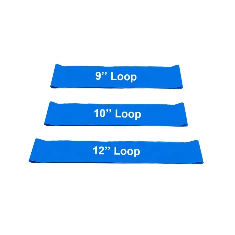 Custom Logo Elastic loop Resistance Bands for Fitness Bandas Elastica Gym Workout Exercise Latex nature Rubber Resistance Bands