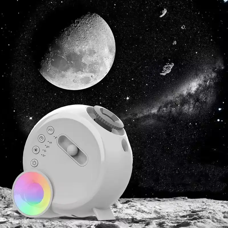 Romantic Ultra Clear Dynamic Meteor Projector Lamp Home Ceiling LED Night Light White Noise Bluetooth Speaker Star Projector