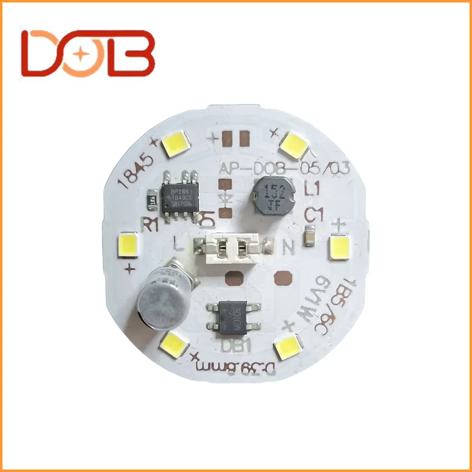 18W Led Chip High Voltage Ac 85V-265V Smd a Bulb Circular Board Easy to Install B22 Factory Made Dob Led Dob Led Light Pcb Board