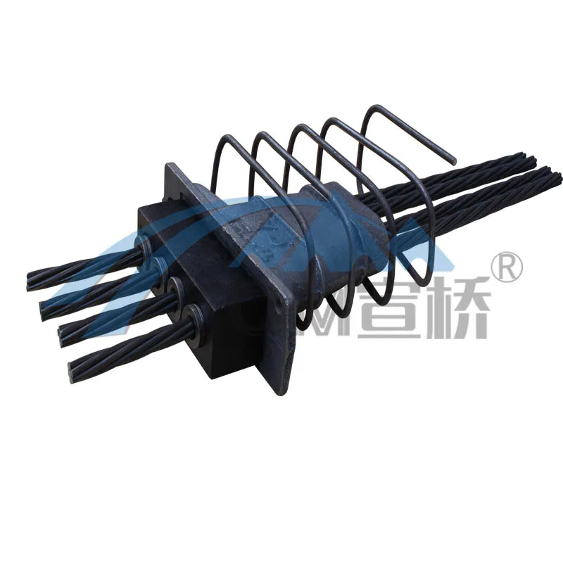 Hot sale Flat slab system prestressed anchor used for post tension bridge projects in 12.7mm pc strand