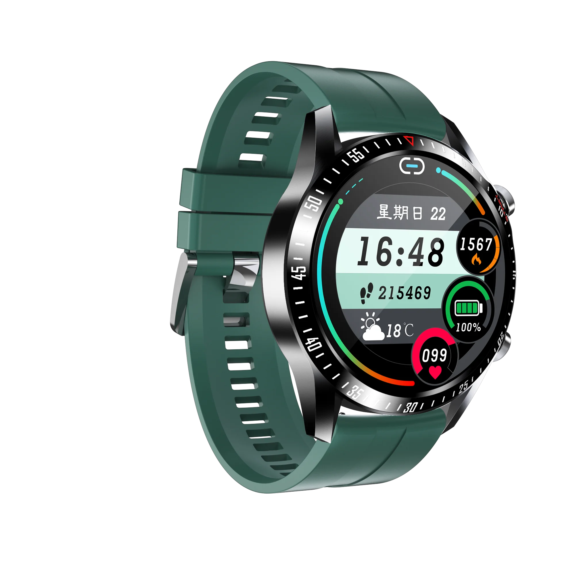 Mens Smart Watch CK29plus BT Call Heart Rate Tracker Oxygen Fitness Band Body Temperature For Smartwatch OEM